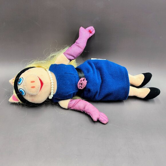 Muppets Miss Piggy Plush Beanbag Doll 9 inch - Picture 5 of 6